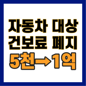 자동차-대상-건보료-폐지